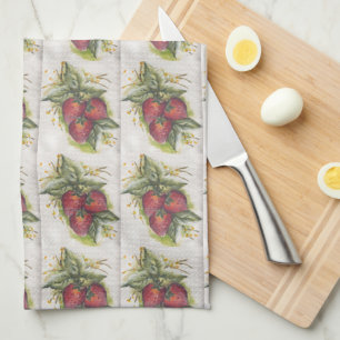 Strawberries Tea Towel
