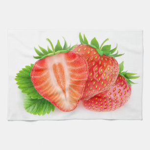 Strawberries Tea Towel