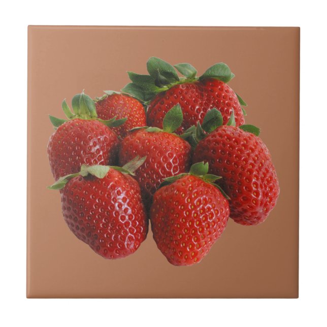 Strawberries Tile (Front)