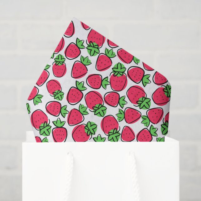 Strawberries Tissue Paper (Gift Bag)