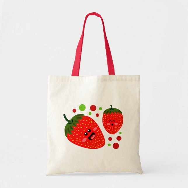 Strawberries Tote Bag (Front)