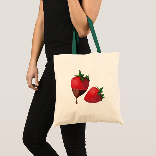 Strawberries Tote Bag (Front (Product))