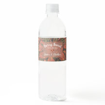 Strawberries Water Bottle Labels