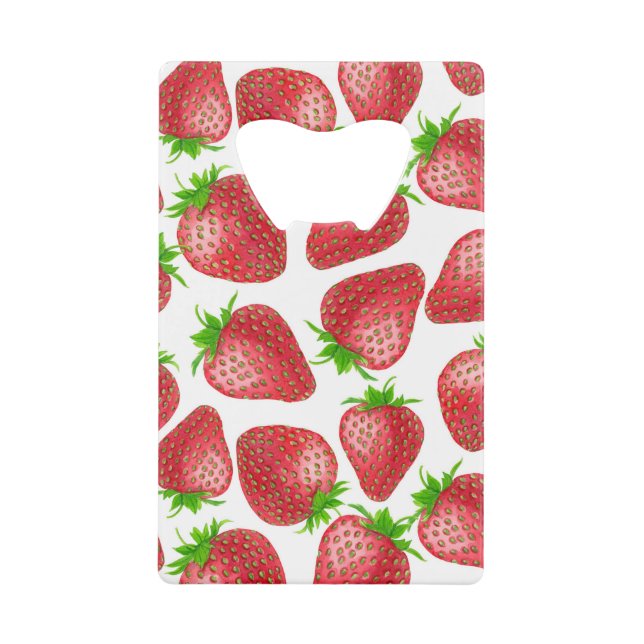 Strawberries watercolor pattern (Front)