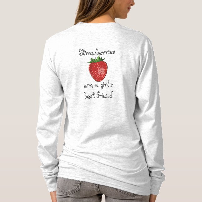 Strawberries - Women's T-shirt (Back)