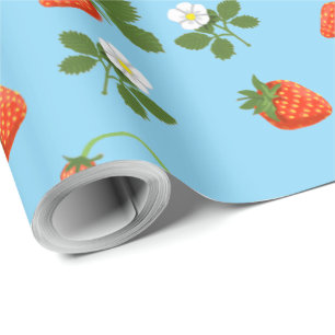 Strawberries Wrapping Paper
