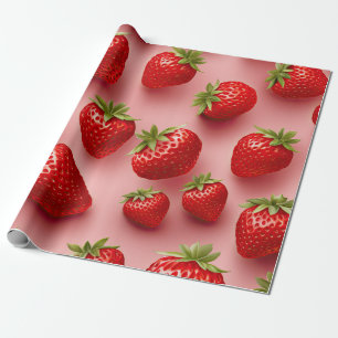 Strawberries Wrapping Paper