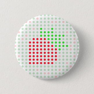 Strawberry 6 Cm Round Badge