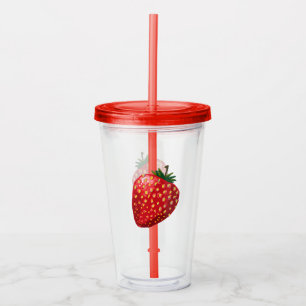 Strawberry Acrylic Tumbler