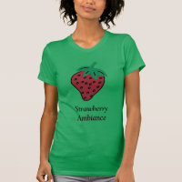 Strawberry Ambiance Quote with Red Strawberry Text