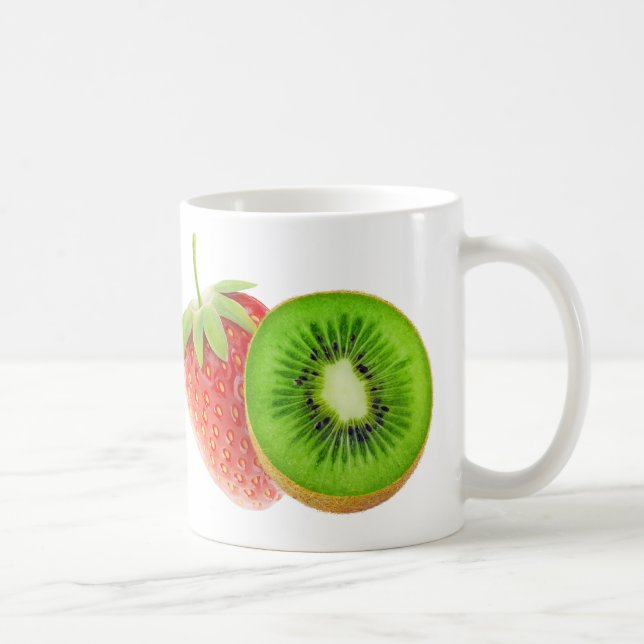 Strawberry and kiwi coffee mug (Right)