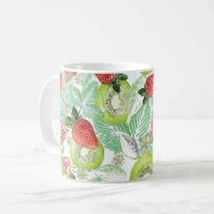 Strawberry and kiwi.  coffee mug