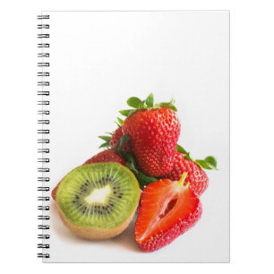 Strawberry and kiwi notebook