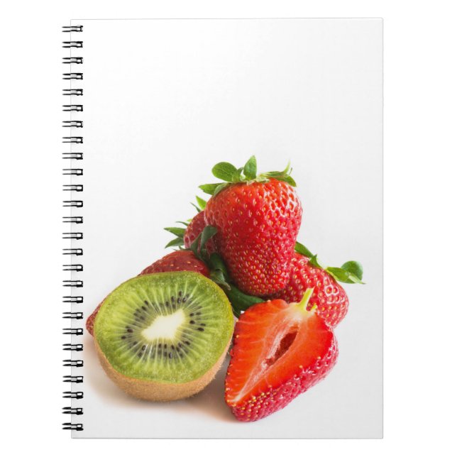Strawberry and kiwi notebook (Front)