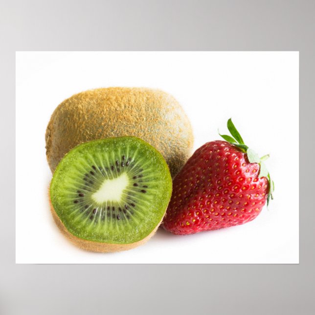 Strawberry and kiwi poster (Front)
