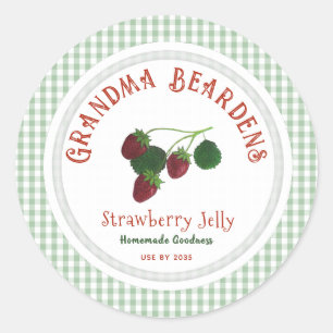 Strawberry And Polka Dot Personalised Labels