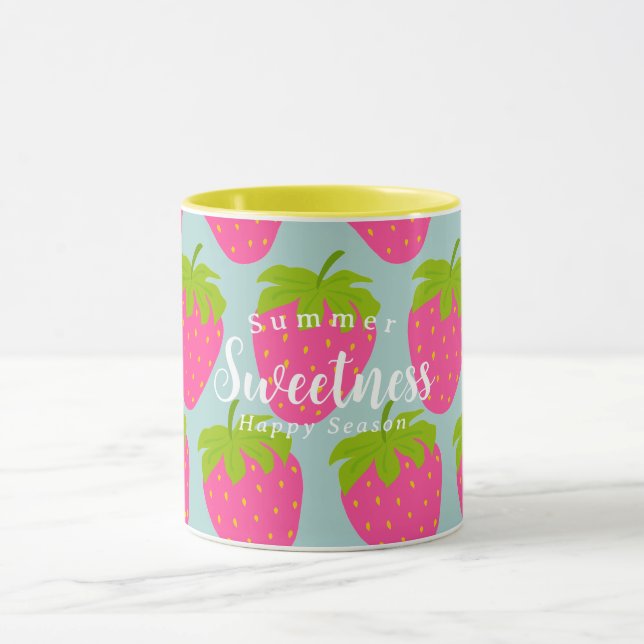 Strawberry Aqua Mug (Center)