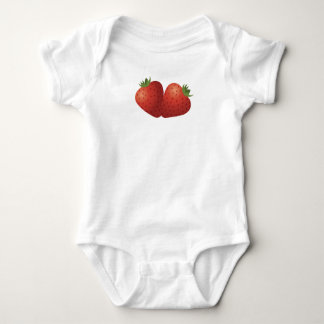 strawberry baby bodysuit