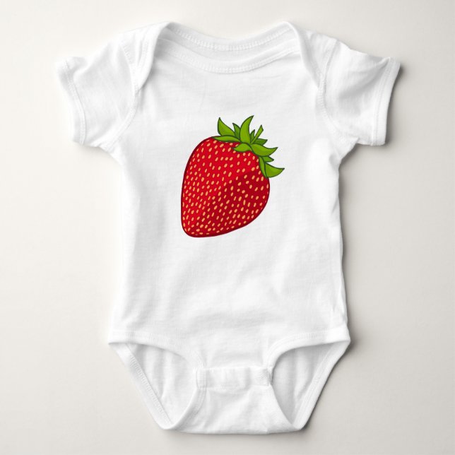 Strawberry Baby Bodysuit (Front)