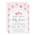 Strawberry Baby Shower Invitation | Berry Baby