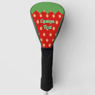 Strawberry Background Pattern Golf Head Cover