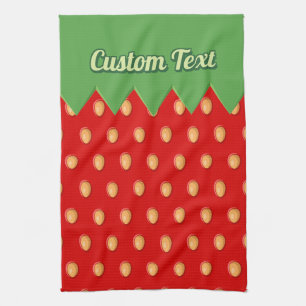 Strawberry Background Pattern Towel