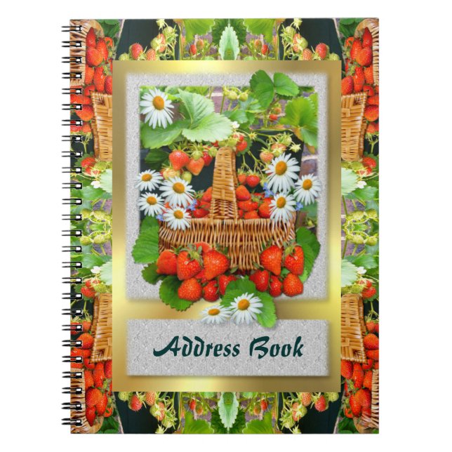 Strawberry Basket ~ Address Book (Front)