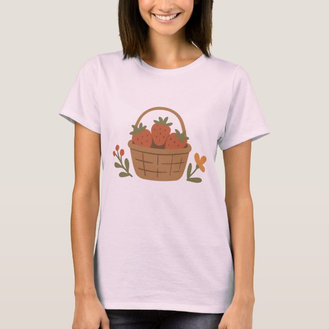 strawberry baskit T-Shirt (Front)