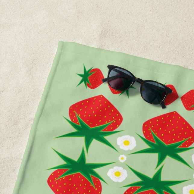 Strawberry Beach Towel (In Situ)