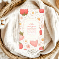 Strawberry Berry Sweet Baby Shower Books for Baby