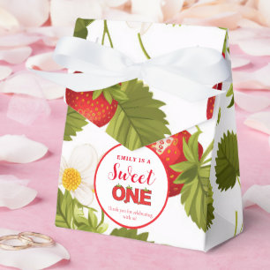 Strawberry Berry Sweet Birthday  Berry First  Favour Box