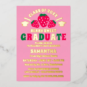 Strawberry Berry Sweet Graduation Party