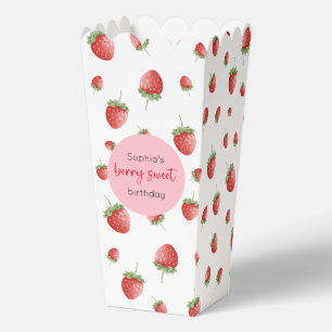 Strawberry Birthday Berry Sweet Favour Box