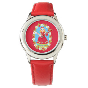 Strawberry Birthday Party Girl Watch
