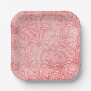 Strawberry Birthday Party Paper Plates