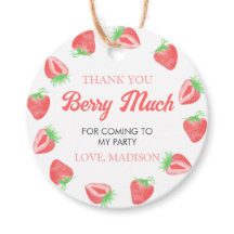 Strawberry Birthday Thank You Berry Much