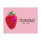 Strawberry | Birthday Thank You Post Card