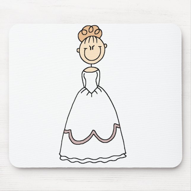 Strawberry Blonde Bride Mousepad (Front)