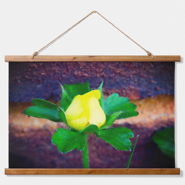 Strawberry Blossom Hanging Tapestry (Front)