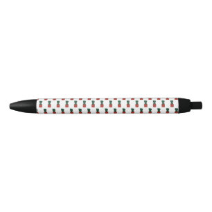 Strawberry Bon Bons Candies Black Ink Pen
