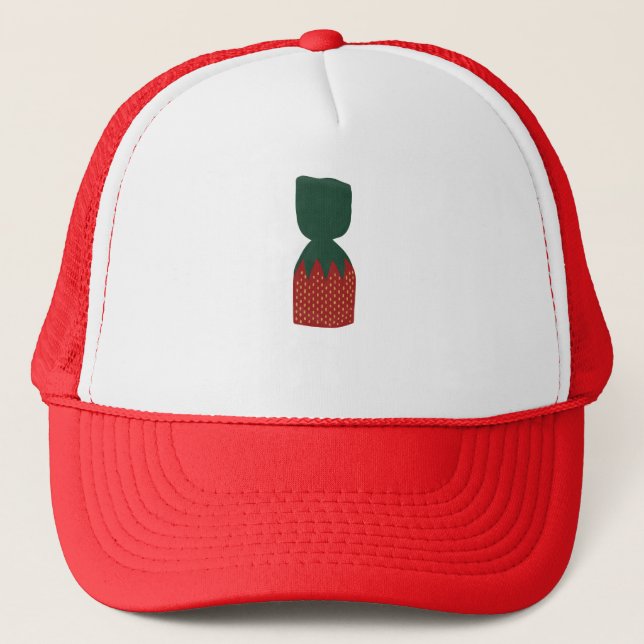 Strawberry Bon Bons Candies Trucker Hat (Front)