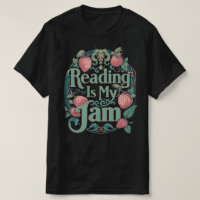 Strawberry Book Lover Tee – Reading Is My Jam
