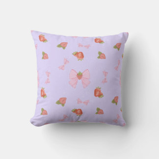 Strawberry Bow Cushion