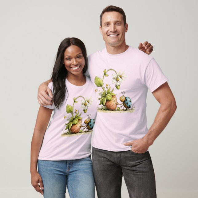 Strawberry Bugs T-Shirt (Unisex)
