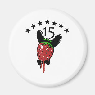 STRAWBERRY BUNNY MAGNET