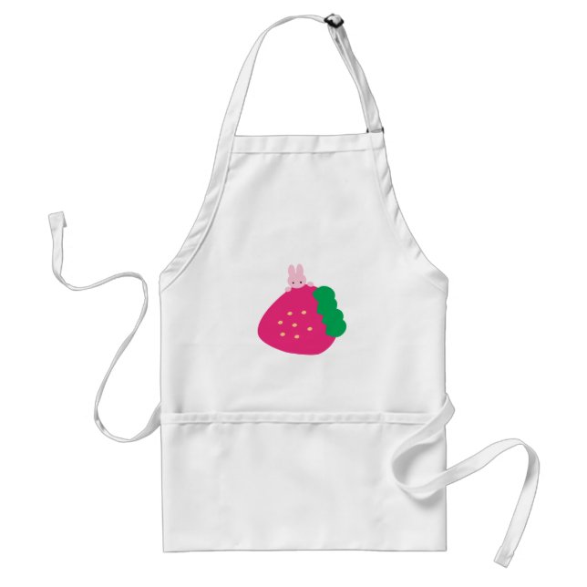 Strawberry Bunny Standard Apron (Front)