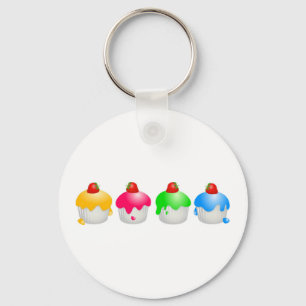 Strawberry Buns Key Ring