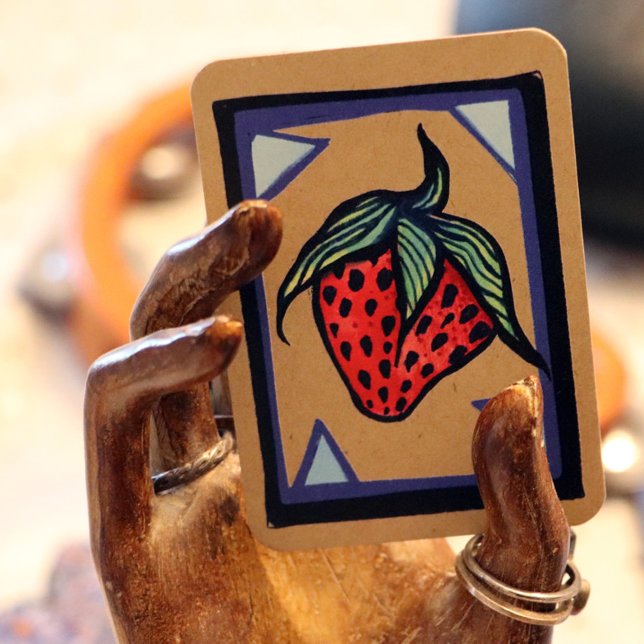 Strawberry Business Card (Creator Uploaded)