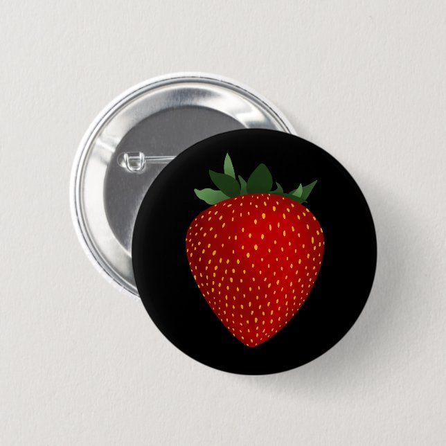 strawberry button (Front & Back)