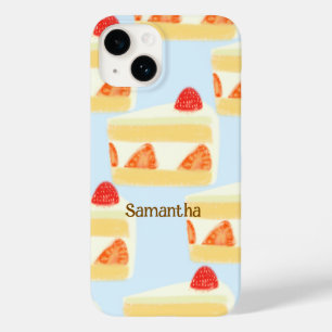 Strawberry Cake Case-Mate iPhone 14 Case